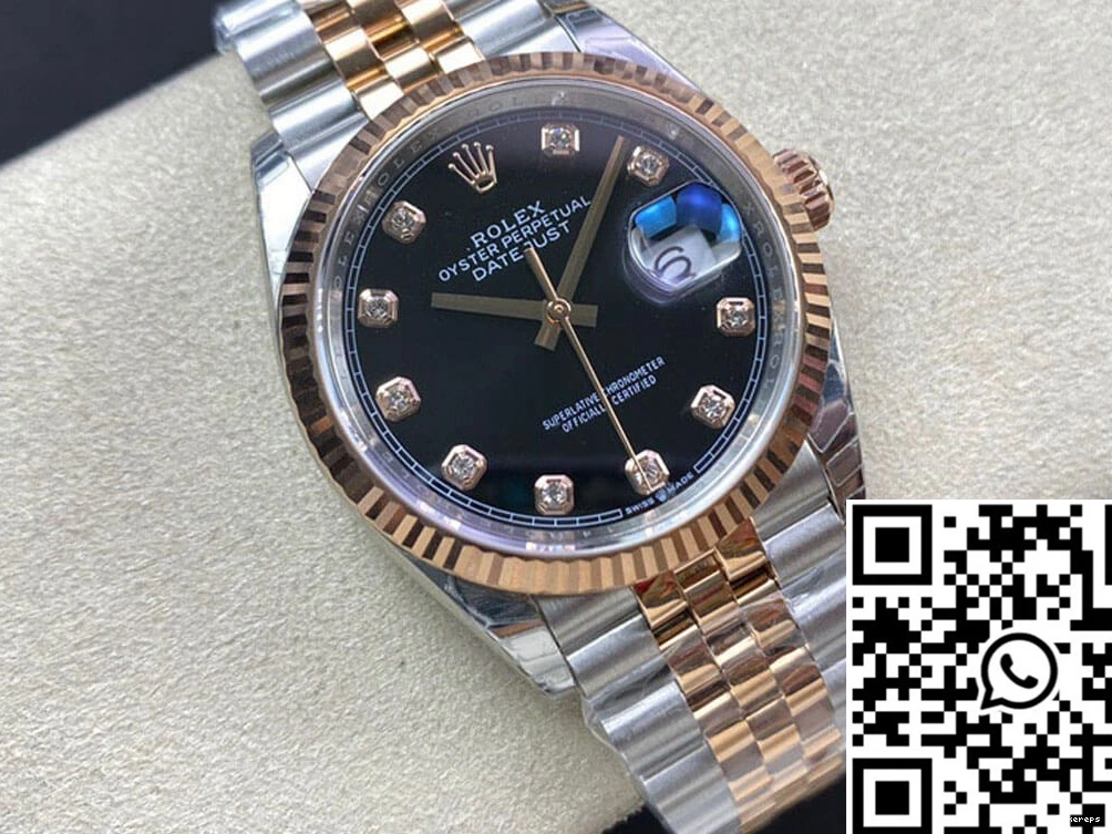 Factory Rolex Diamond-set EW M126231-0019 Dial Datejust 0512